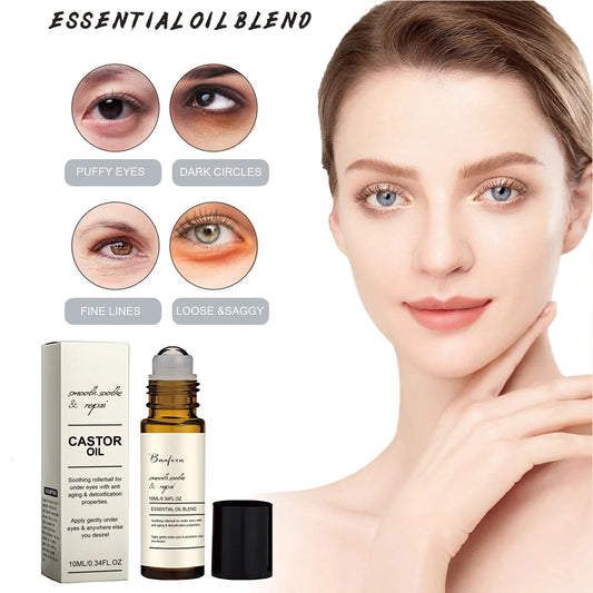 Sérum Roll-On de Aceite de Ricino para Contorno de Ojos — Baafven